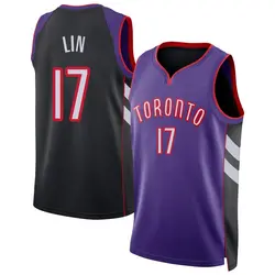 Jeremy Lin Toronto Raptors Men's Swingman 2024/25 Classic Edition Jersey - Purple